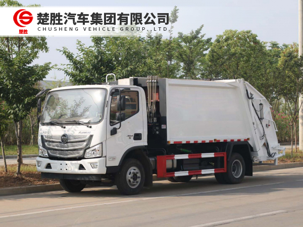 福田欧马可6-8方压缩式垃圾车