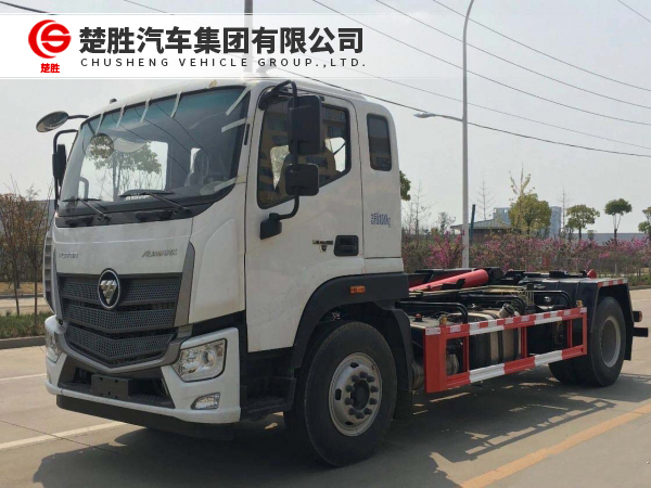 福田欧马可钩臂垃圾车