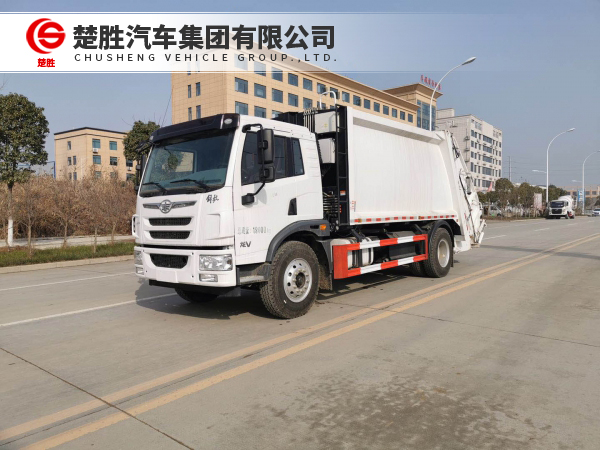 解放龙V 12方压缩式垃圾车