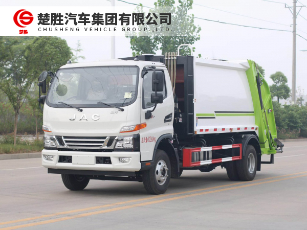 江淮骏铃8方压缩式垃圾车