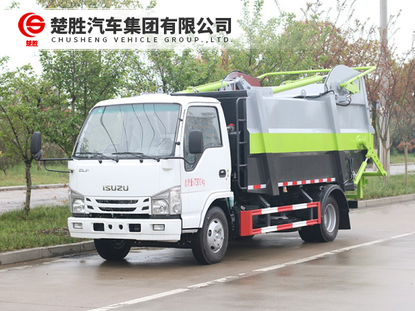 庆铃7方无泄漏压缩式垃圾车