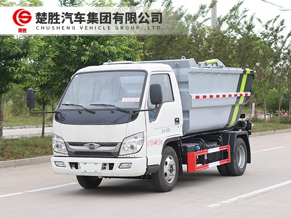 福田小卡之星高位自装卸式垃圾车
