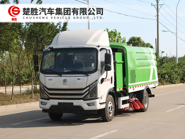 远程纯电动扫路车