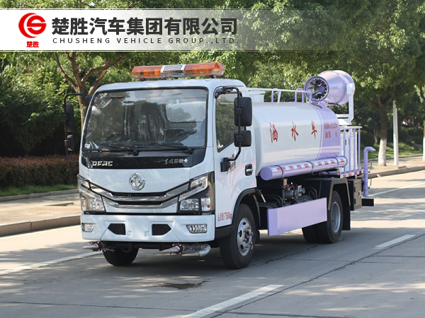 东风小多利卡抑尘车（圆罐）