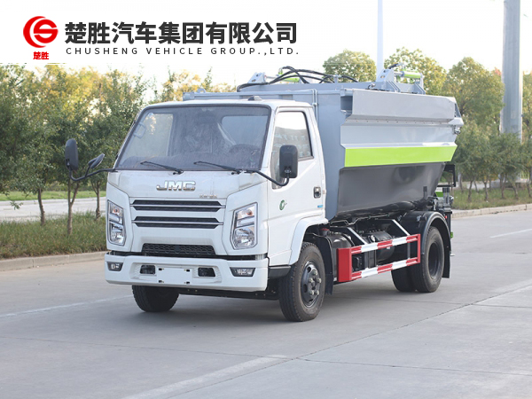 江铃顺达高位自装卸式垃圾车