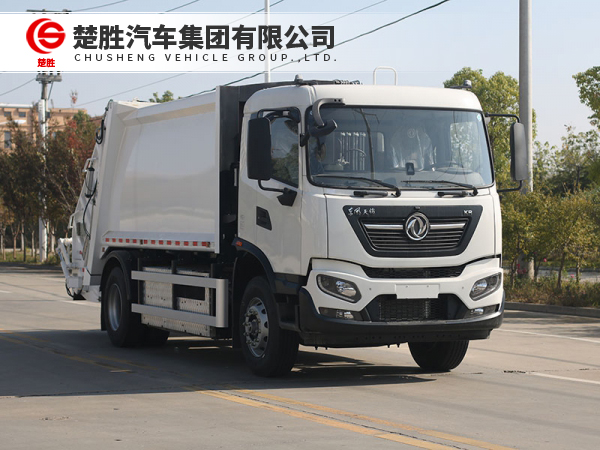 东风天锦纯电动14方压缩式垃圾车